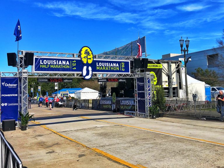 Louisiana Half Marathon Finish